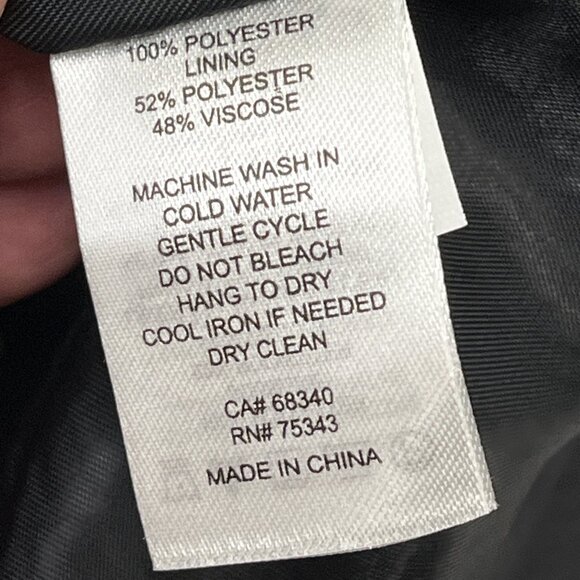 Christian Lacroix Top Womens 8 Black Crepe Strappy Vest Button Front Classic - Picture 10 of 10